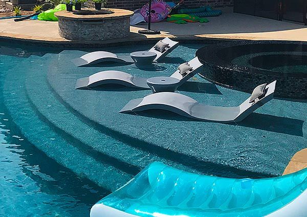 Tanning Ledges and Spas